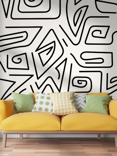 Geometric Noir Angle Wallpaper