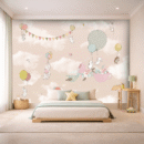 Skybound Whimsy Animal Wallpaper
