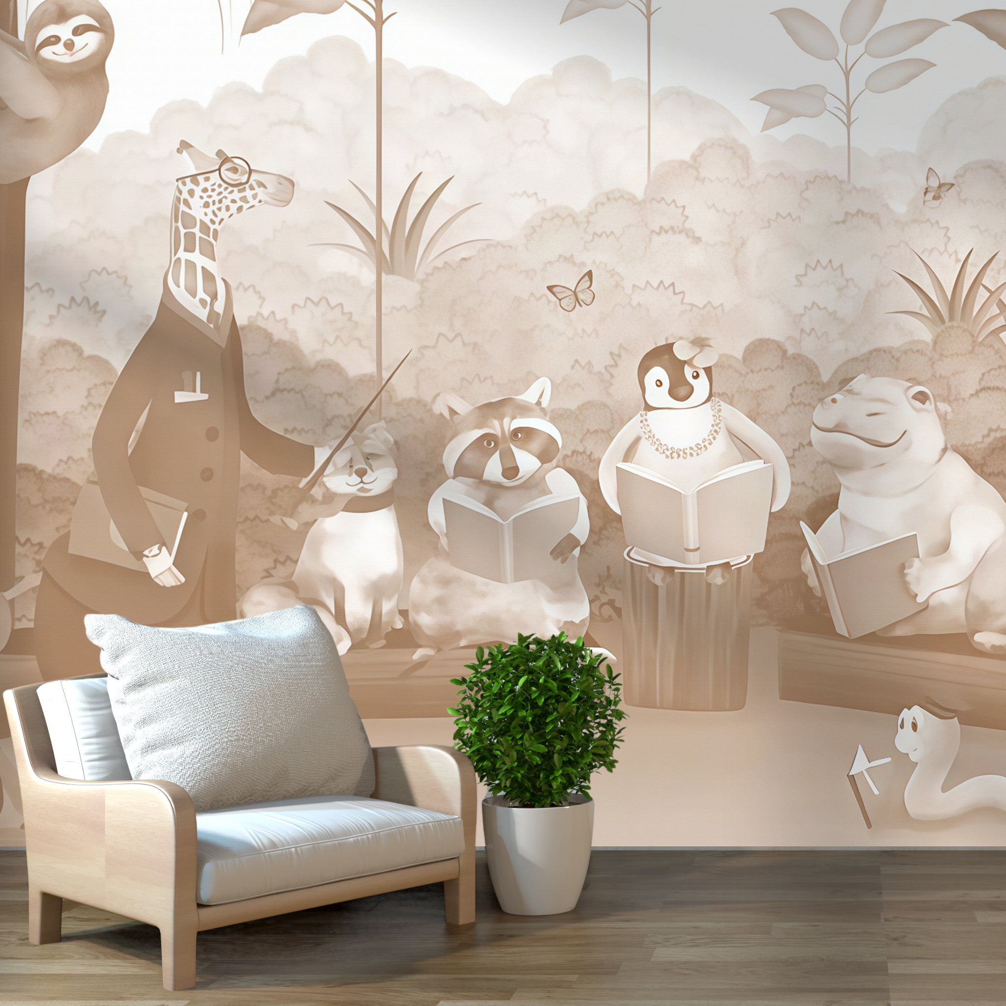 Little Carnival Animal Kids Wallpaper - Image 2
