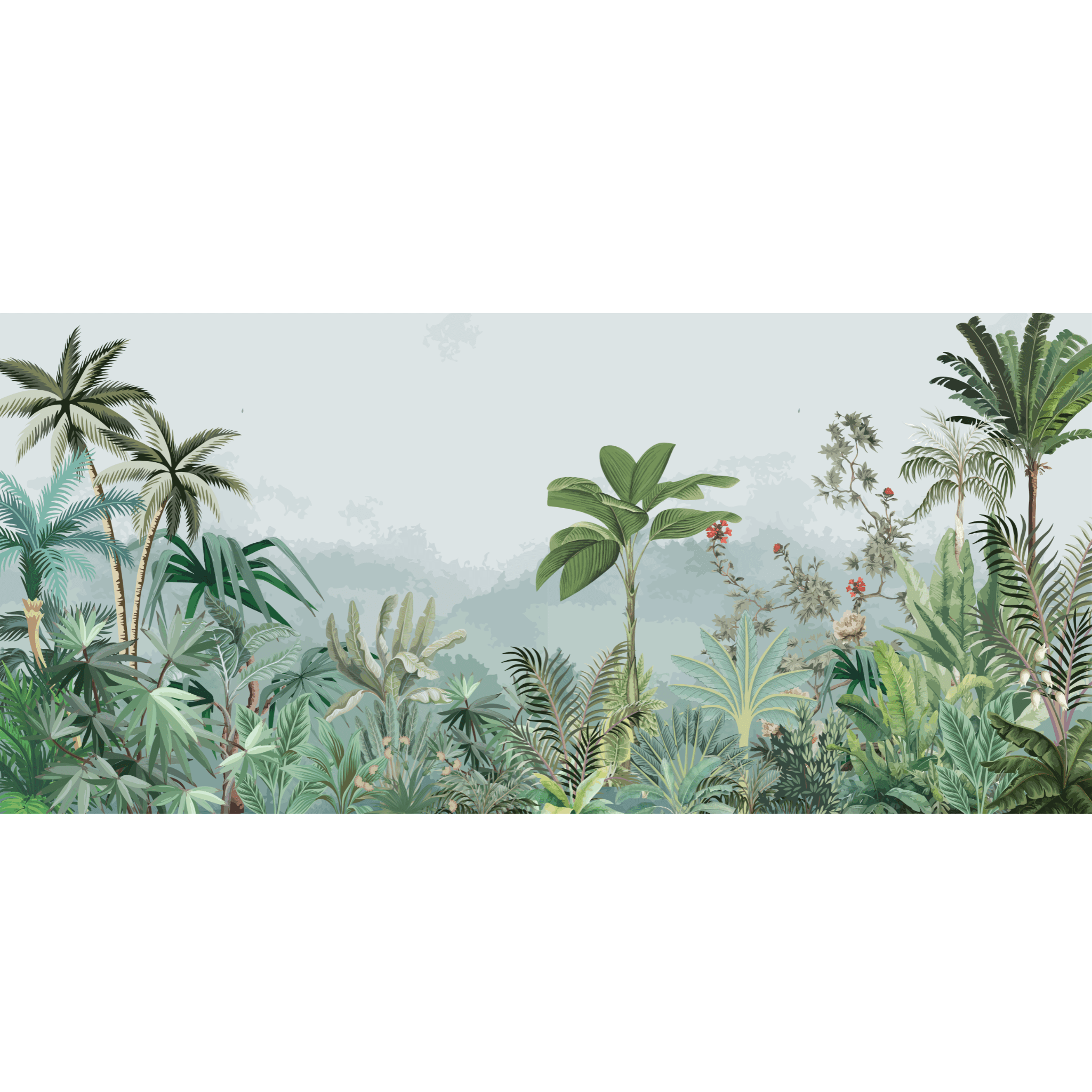 Tropical Jungle Palm Trees Nature Wallpaper - Image 3