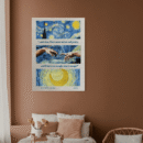 Starry Night Quote Artistic Canvas